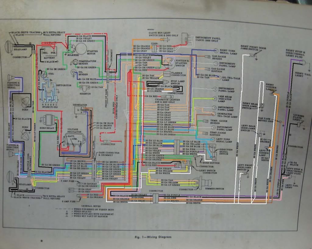 57 Chevy Ignition Switch Wiring : 55-56 Chevy Car 55-57 Corvette 55-59